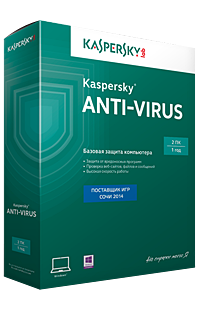 Kaspersky Anti-Virus новая лицензия  2 ПК/1 год   (Доставка до 10 минут)