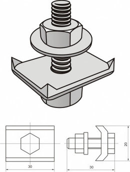 Прижим НЛ - ПР УТ2,5
