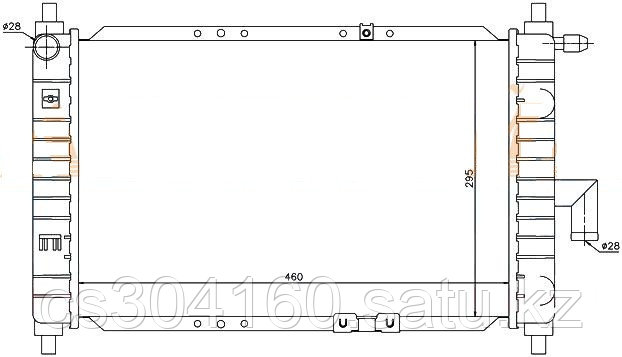 Радиатор CHERY QQ 04-