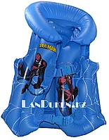 Надувной спасательный жилет для плавания "ЧЕЛОВЕК ПАУК" (SWIM VEST синий)
