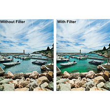 Schneider B+W 82mm Circular Polarizer Slim Filter 65-016931циркулярный поляризационный фильтр для объективов с резьбой 82 мм, фото 3