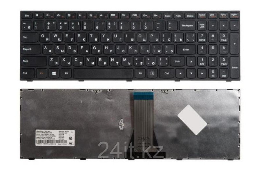 Клавиатура для ноутбука Lenovo IdeaPad G50-70, RU, черная - фото 1 - id-p33110172