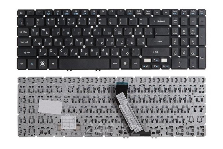 Клавиатура для ноутбука Acer Aspire M5-581G/ 581T/ V5-571/ 531, RU, черная - фото 1 - id-p33113614