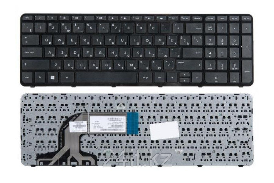 Клавиатура для ноутбука HP Pavilion 15-e series, рамка, черная