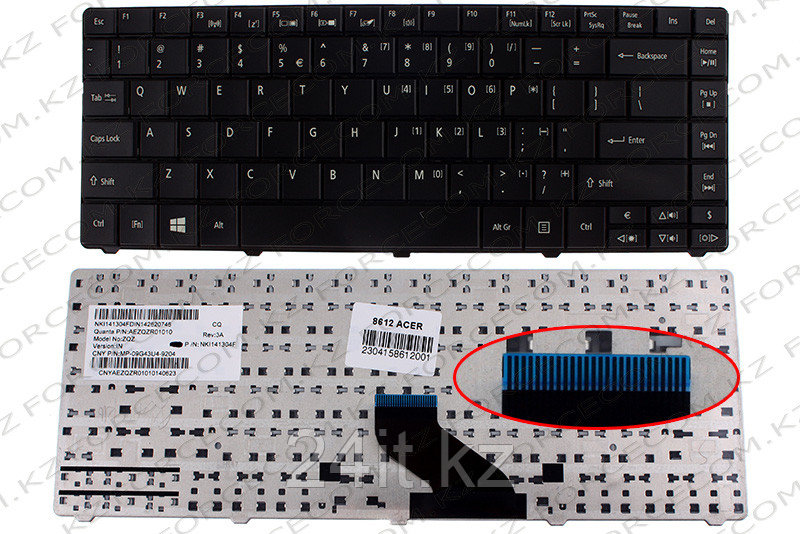 Клавиатура для ноутбука Acer Aspire E1-471, ENG, черная
