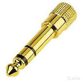 Переходник Jack 3.5-Jack 6.3