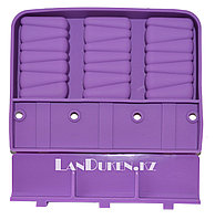 Формочки для мороженого силиконовые 3 ячейки (фиолетовые)