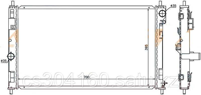 Радиатор CHRYSLER SEBRING 07-