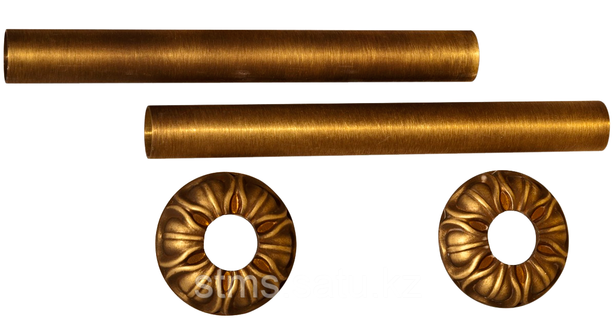 Комплект декоративных трубок и розеток D18/L160 мм Retrostyle латунь - фото 1 - id-p33156749
