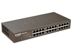 D-Link DES-1024A Неуправляемый коммутатор с 24 портами 10/100Base-TX и функцией энергосбережения