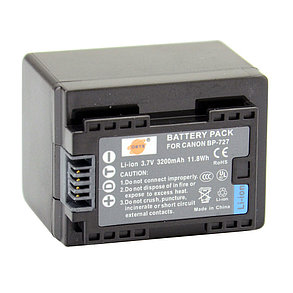 Аккумуляторы BP-727 для камер CANON VIXIA HF M50 M500 M52 M56 VIXIA HF R30, фото 2