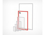 Пластиковая рамка с закругленными углами формата А2 - фото 1 - id-p33284326