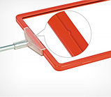 Рамка из ударопрочного пластика с закругленными углами PF-А3, цвет красный, фото 2