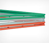 Рамка из ударопрочного пластика с закругленными углами PF-А3, цвет красный, фото 3