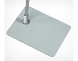 Подставка прямоугольная металлическая BASE-ML с пеньком, винт M6, цвет серый - фото 1 - id-p33300445