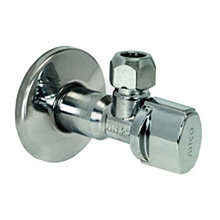 Кран угловой 1/2" - 3/8" с фильтром