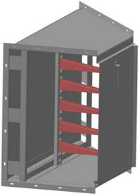 Угловой горизонтальный с внутренним углом поворота на 45 градусов УГВ
