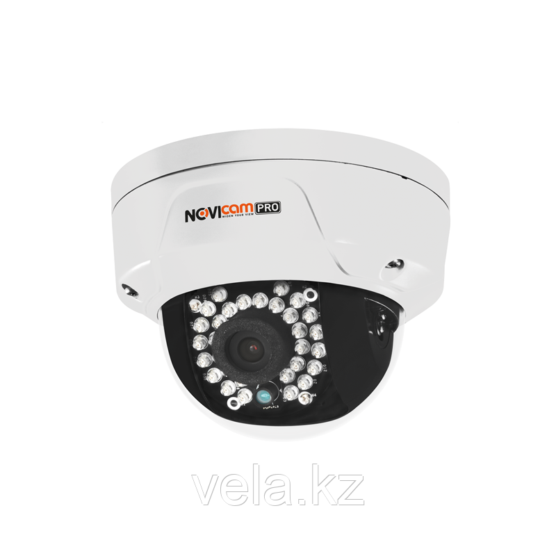 Вандалозащищённая всепогодная купольная IP видеокамера NOVICAM PRO IP NC42VP