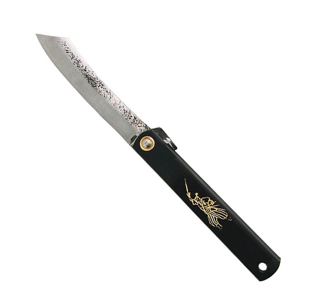 Нож скл, Higonokami Kuro, 220/100мм, чёрная рукоять