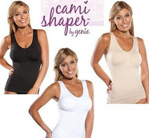 Бесшовная майка утяжка Cami Shaper. 3 в 1 (бюстгальтер + теплая майка + коррекция фигуры)