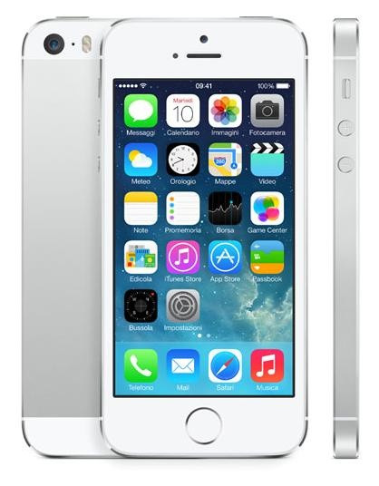 Смартфон Apple iPhone 5S 16Gb (серебристый) .Алматы