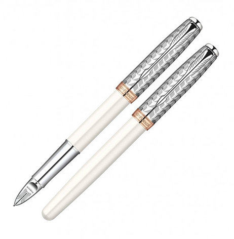 Ручка Parker 5th mode Sonnet Premium Metal and Pearl CT S0976010, фото 1