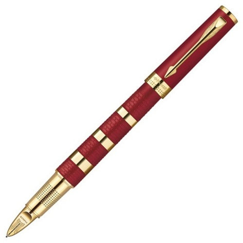 Ручка Parker Ingenuity Large Ring Red Rubber & Metal GT 1858534, фото 1