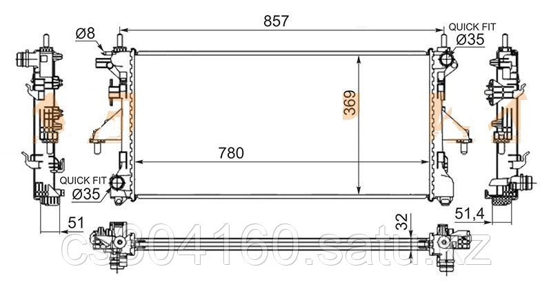 Радиатор FIAT DUCATO II 06-