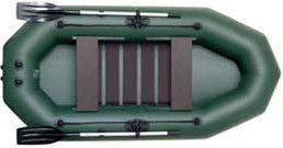 Лодка надувная Kolibri K-270T (2 местная)(слань-коврик), цвет: оливковый Z84813 - фото 1 - id-p33474903
