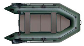 Лодка надувная Kolibri KM-300D (фанерный пайол) Z84822 зеленый - фото 1 - id-p33491796