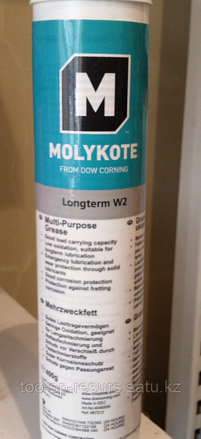 MOLYKOTE® LONGTERM W2 MOS литиевая смазка для повышенных нагрузок 400гр - фото 1 - id-p1669499