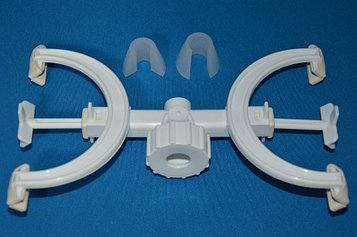 Зажим для бюреток двойной, полипропилен (VITLAB)