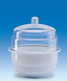 Эксикатор с крышкой из поликарбоната, d-273 мм, с полипропиленовой нижней частью (РС/PP) (VITLAB), фото 1