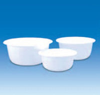 Чаша пластиковая круглая, белая, V-7 л, d-320 мм (PP) (VITLAB)