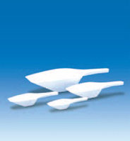 Совок мерный пластиковый, L-385 мм, V-1000 мл, белый (PP) (VITLAB)