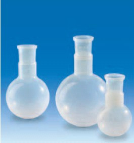 Колба круглодонная фторопластовая, V-500 мл, шлиф 29/32 (PFA) (VITLAB), фото 1