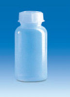 Бутыль широкогорлая полиэтиленовая, V-50 мл, с винт.крышкой (PE-LD) (VITLAB)