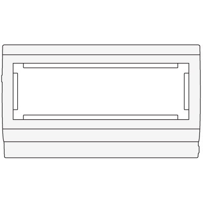 PDA3-45N 80 Рамка-суппорт под 6 модулей 45х45 мм - фото 1 - id-p33534118
