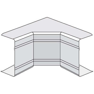 NIA 100x60 Угол внутренний неизменяемый (90°)
