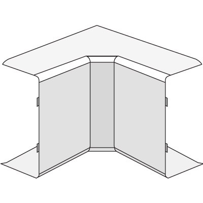 AIM 25x17 Угол внутренний белый (розница 4 шт в пакете, 10 пакетов в коробке)