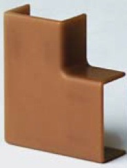 APM 25x17 Угол плоский коричневый (розница 4 шт в пакете, 15 пакетов в коробке) - фото 1 - id-p33555040