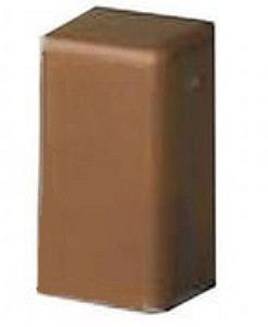 LM 25x17 Заглушка коричневая (розница 4 шт в пакете, 20 пакетов в коробке) - фото 1 - id-p33555065