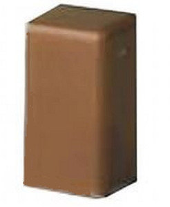 LM 40x17 Заглушка коричневая (розница 4 шт в пакете, 20 пакетов в коробке)