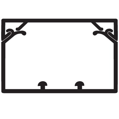 TA-GN 80x40 Короб с крышкой с направляющими для установки разделителей, фото 1