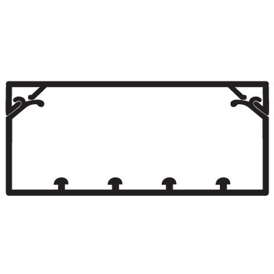 DKC 01788 TA-GN 150x60 Короб с крышкой с направляющими для установки разделителей - фото 1 - id-p33568438