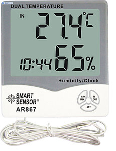 AR867 Термометр с функцией измерения влажности воздуха