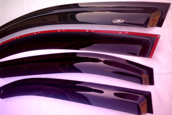 Дефлекторы окон Acura TSX / Accord (Euro) chrome с 2008 по 2012 - фото 1 - id-p33712897
