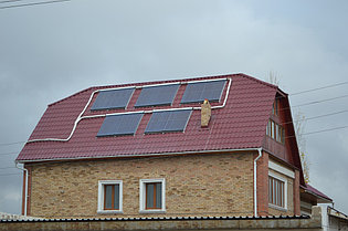 5 солнечных коллекторов