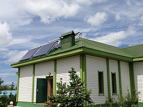 4 солнечных коллектора по 30 вакуумных трубок