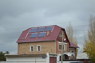 5 солнечных коллекторов